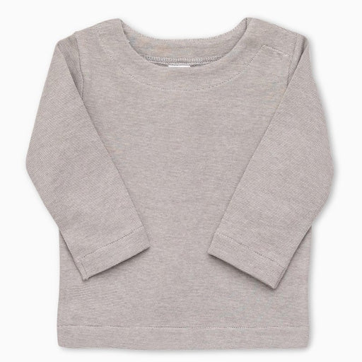 Ryle Snap Shoulder Long Sleeve Top - Matchstick Stripe