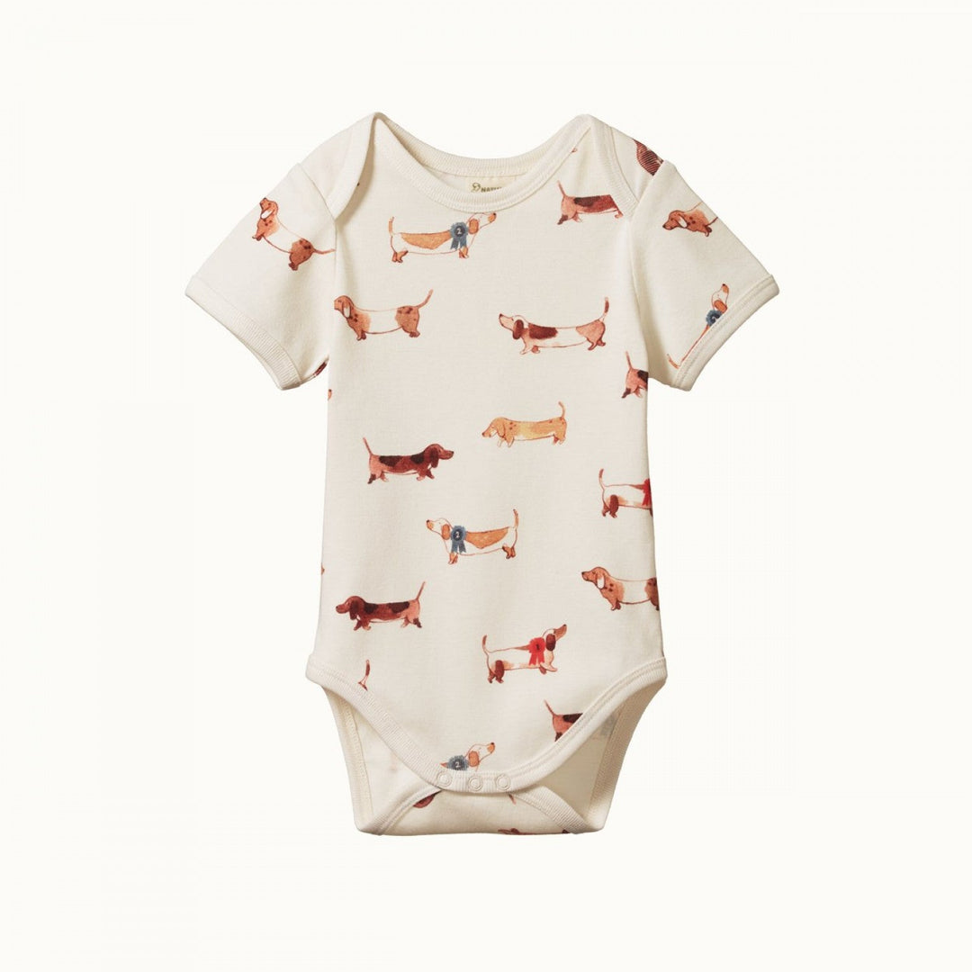 Short Sleeve Bodysuit - Pet Parade Print
