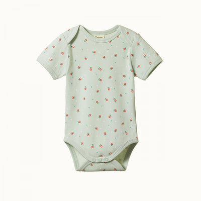 Short Sleeve Bodysuit - Posey Blossom Print