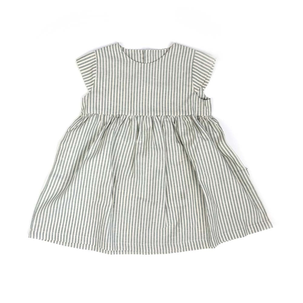 Lagoon Dress - White/Grey