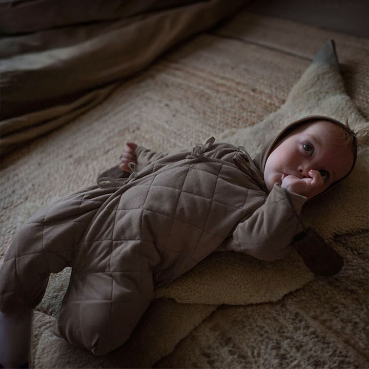 The Quilted Suit - Sand