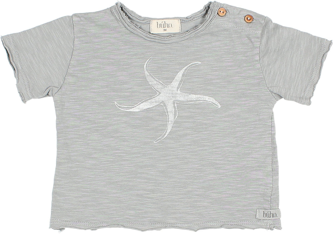 Cesar Baby Starfish T-Shirt - Cloud