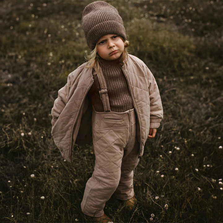 The Quilted Jacket - Mushroom