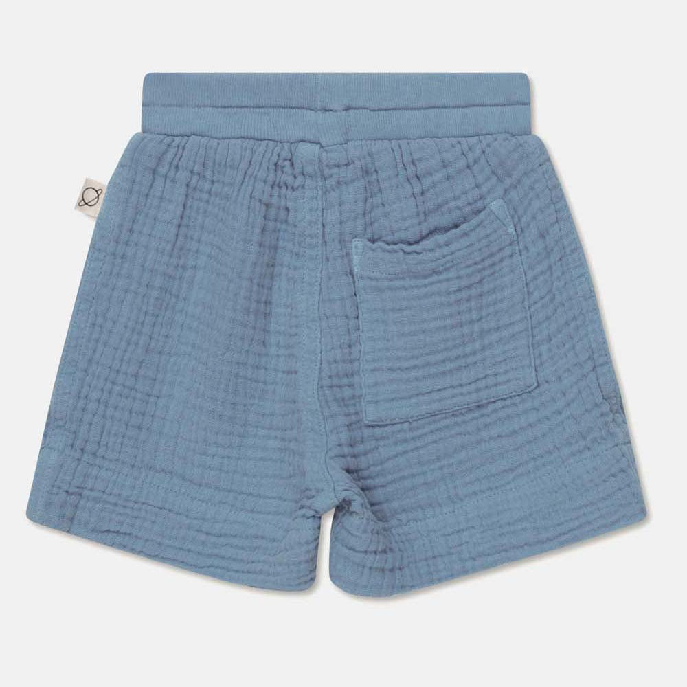 Gauze Baby Bermuda Shorts - Sky Blue