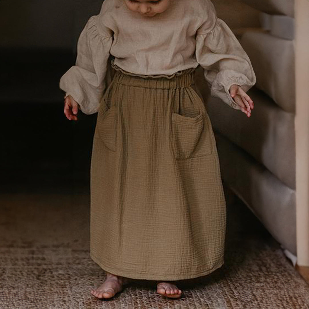 The Muslin Skirt - Camel