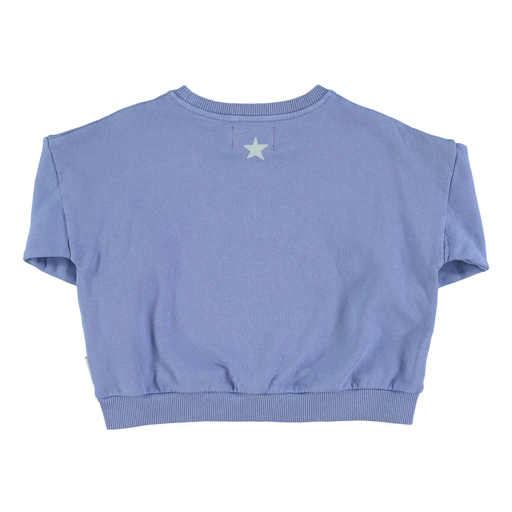Baby Unisex Sweatshirt - Blue "Vida Bonita" Print