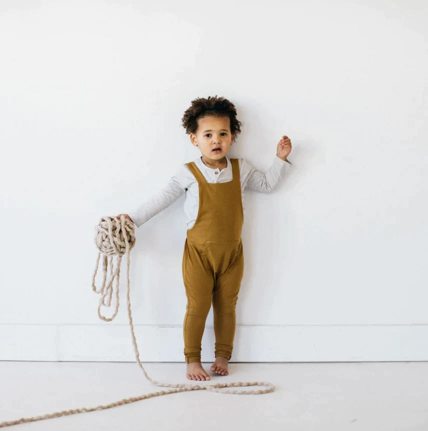 Organic Overalls - Curry