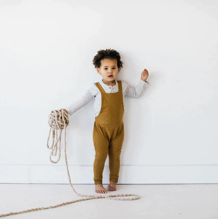Organic Overalls - Curry