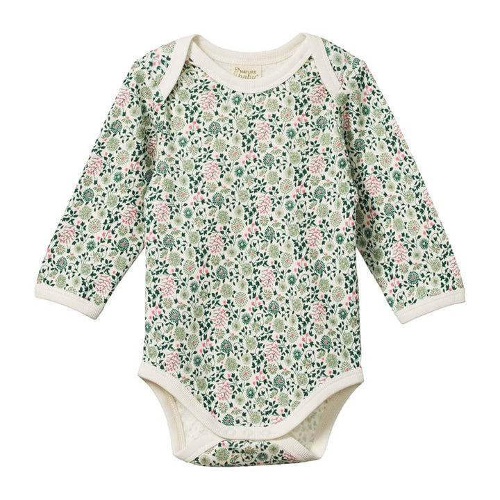 Long Sleeve Bodysuit - Willow Print
