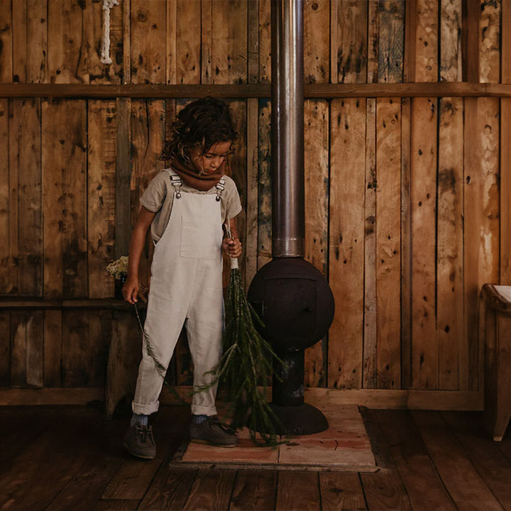 The Wild and Free Dungaree - Oatmeal