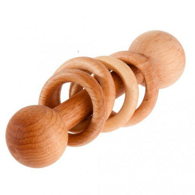 Baby Wooden Toy Rattle