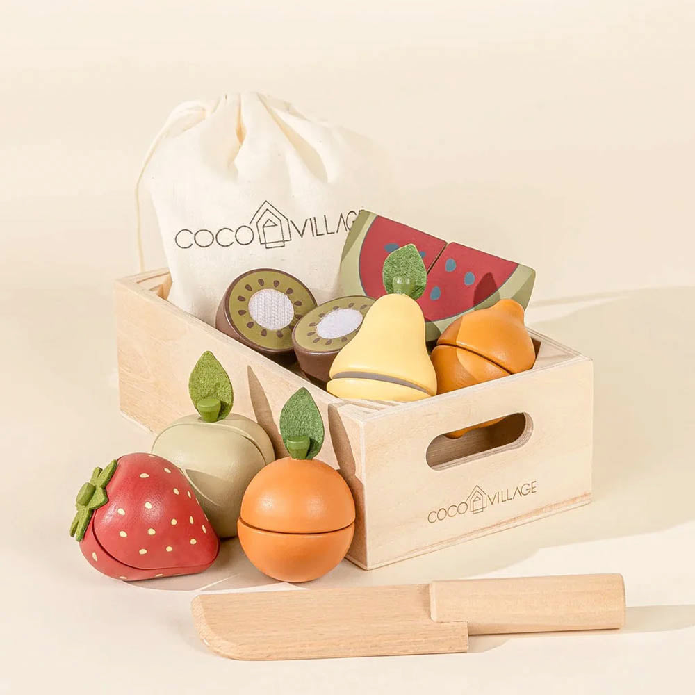 Wooden Vegetables Playset