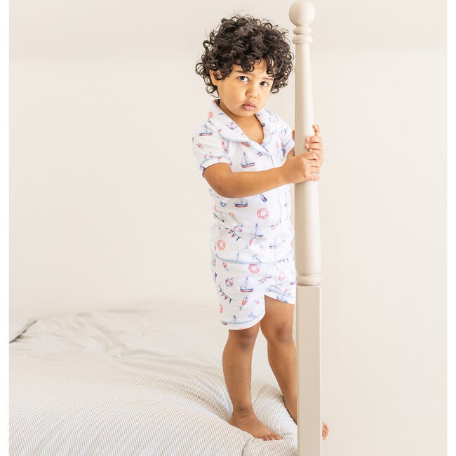 Short Sleeve Classic PJs - Nautical Print