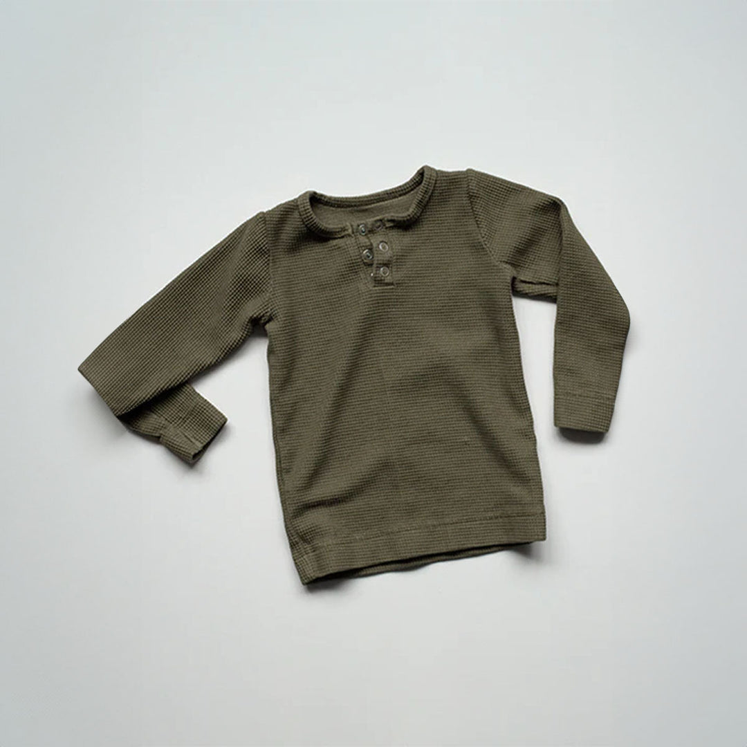 The Waffle Top - Olive
