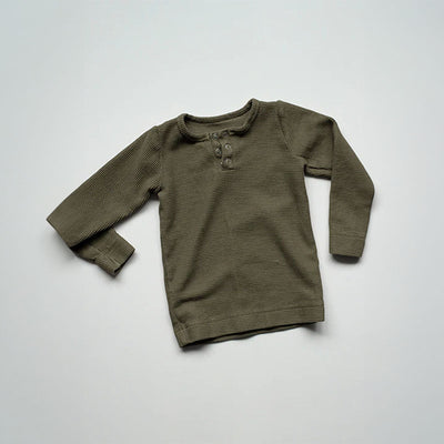 The Waffle Top - Olive