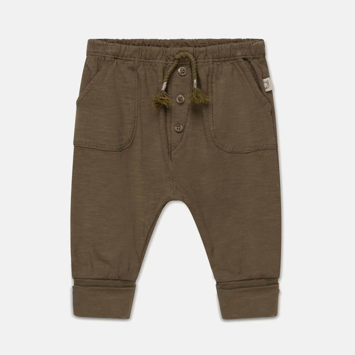 Slub Baby Pants - Khaki