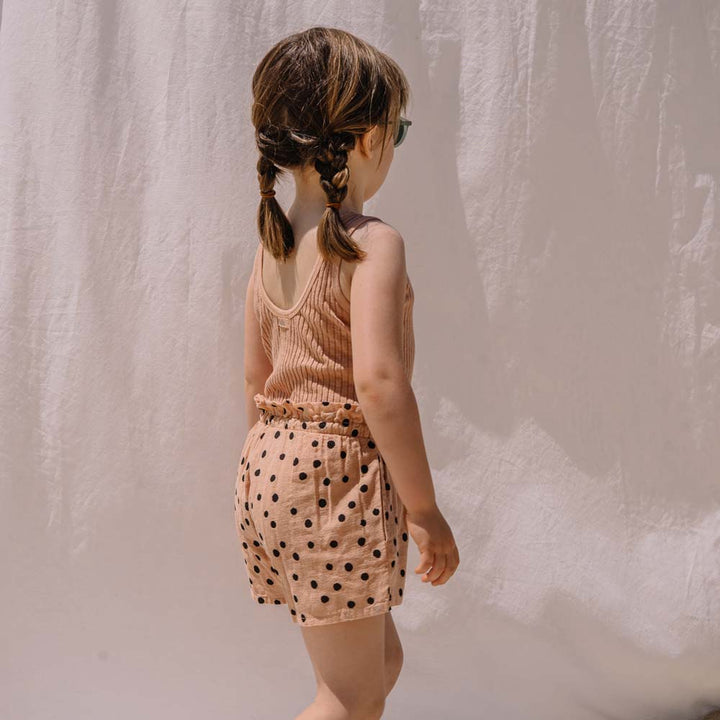 Dots Tank Top Combination Jumpsuit - Antic Rose