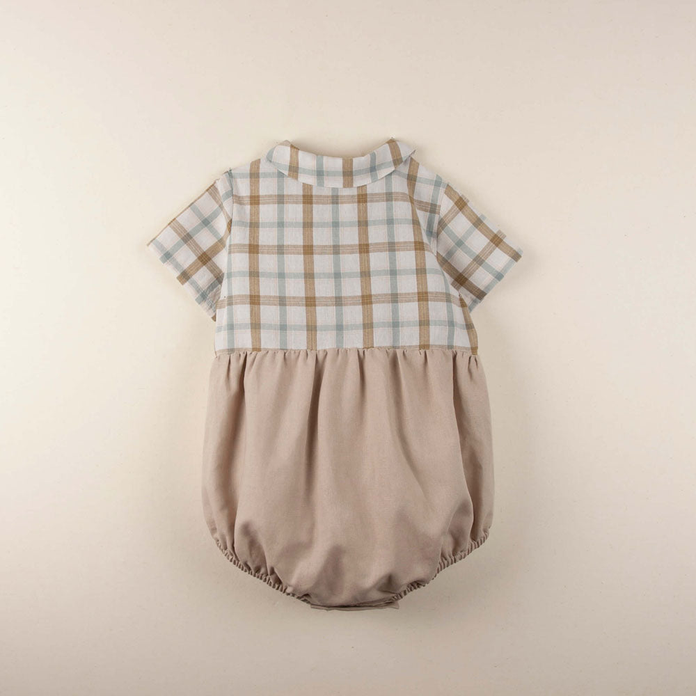 Stone Shirt-Style Romper Suit